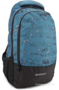 Wildcraft 17 inch Laptop Backpack(Blue)